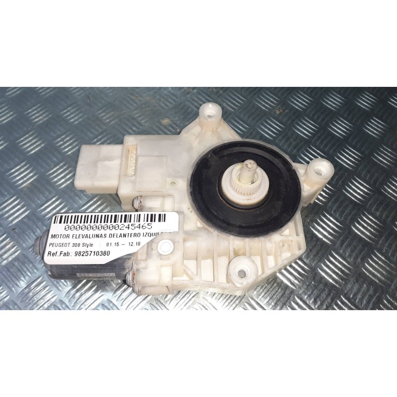 Recambio de motor elevalunas delantero izquierdo para peugeot 308 style referencia OEM IAM 9825710380  