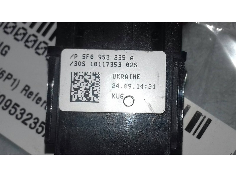 Recambio de warning para seat ibiza (6p1) reference referencia OEM IAM 5F0953235A 5F0953235 3 + 3 PINES