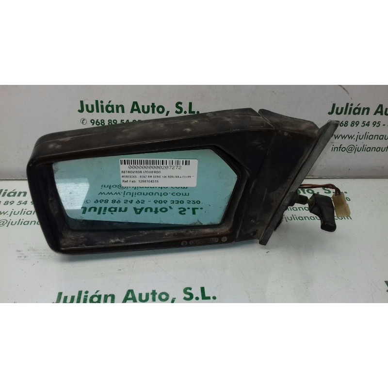 Recambio de retrovisor izquierdo para mercedes-benz clase s (w126) berlina+coupe referencia OEM IAM 1268104516  MANUAL - TERMICO
