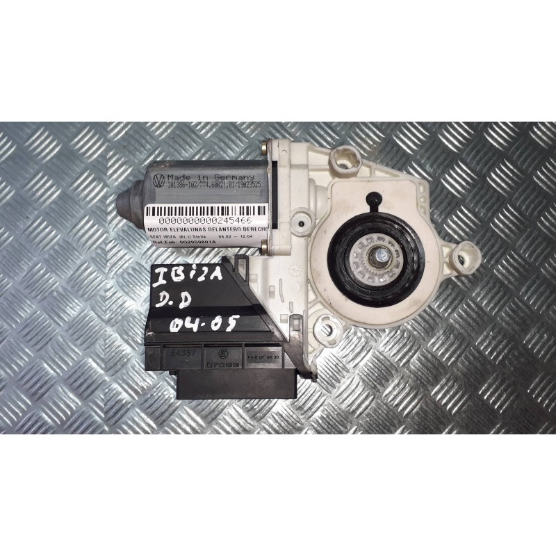 Recambio de motor elevalunas delantero derecho para seat ibiza (6l1) stella referencia OEM IAM 6Q2959801A A90125100 990125100