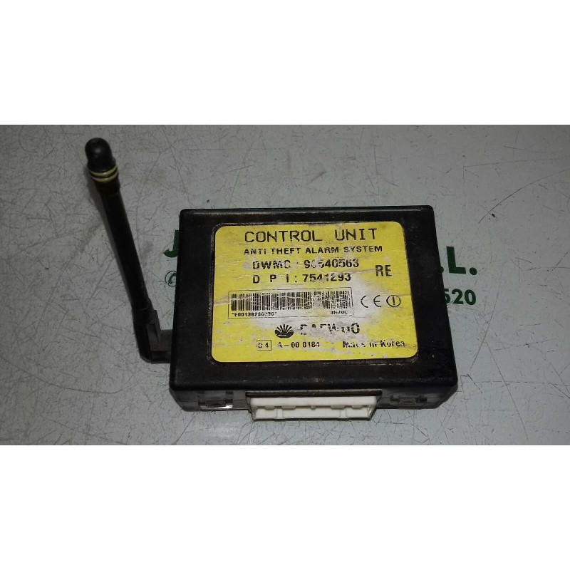 Recambio de centralita inmovilizador para chevrolet kalos 1.4 se referencia OEM IAM 96540563 7541293 CENTRALITA ALARMA