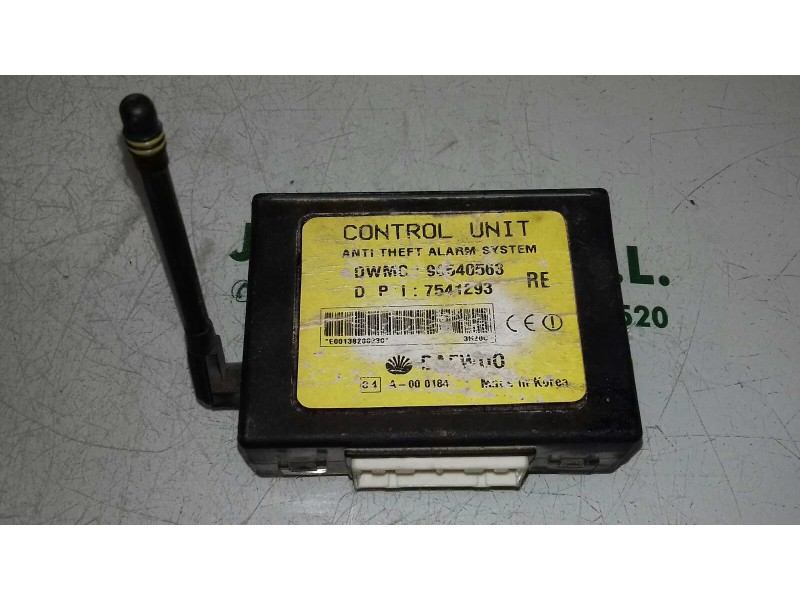 Recambio de centralita inmovilizador para chevrolet kalos 1.4 se referencia OEM IAM 96540563 7541293 CENTRALITA ALARMA
