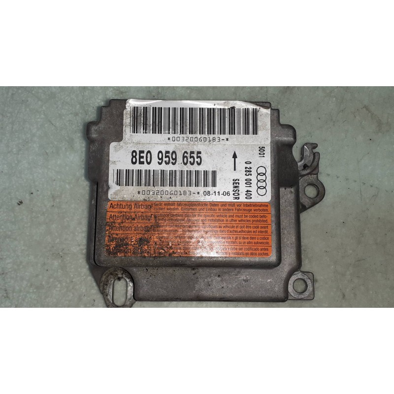 Recambio de centralita airbag para audi a4 berlina (8e) 1.9 tdi referencia OEM IAM 8E0959655B 0285001400 