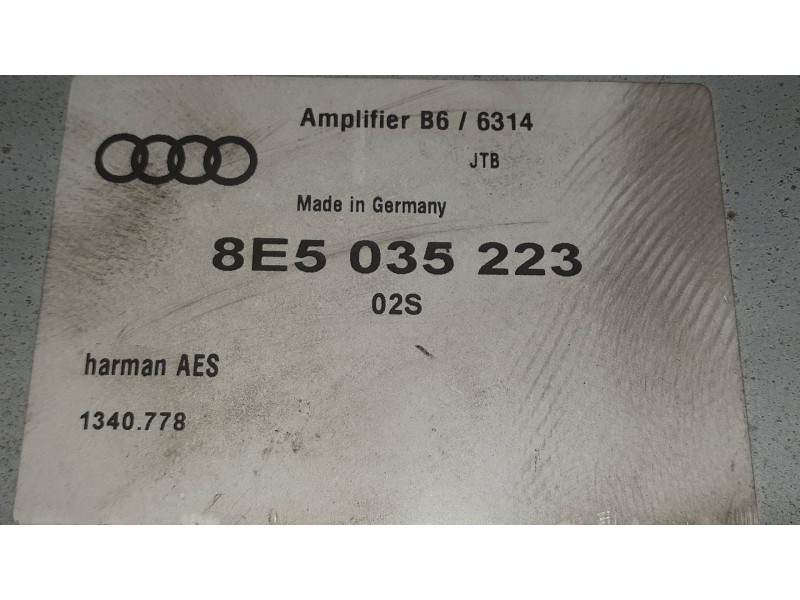 Recambio de modulo electronico para audi a4 berlina (8e) 1.9 tdi referencia OEM IAM 8E5035223  