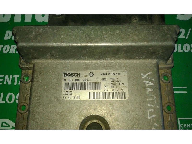 Recambio de centralita motor uce para citroen xantia berlina 1.9 td exclusive referencia OEM IAM 0281001262 9624519580 XUDBC02