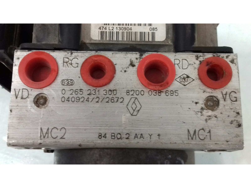 Recambio de abs para renault megane ii berlina 3p extreme referencia OEM IAM 8200038695 0265231300 0265800300