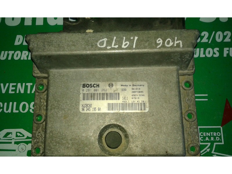 Recambio de centralita motor uce para peugeot 406 berlina (s1/s2) sldt referencia OEM IAM 0281001262 9624519580 XUDBC02 Recambio de centralita motor uce para peugeot 406 berlina (s1/s2) sldt referencia OEM IAM 0281001262 9624519580 XUDBC02