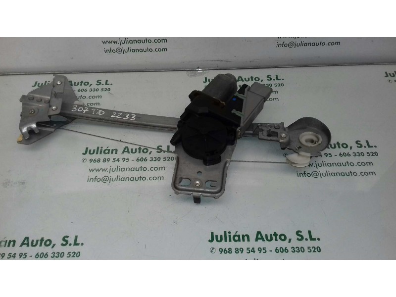 Recambio de elevalunas trasero derecho para peugeot 307 (s1) xt referencia OEM IAM 115280 400584R ELECTRICO