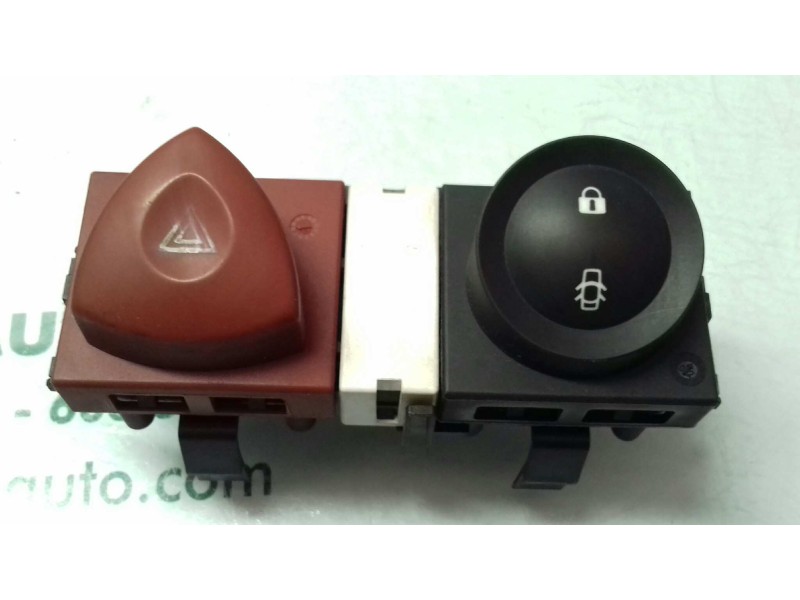 Recambio de warning para renault megane ii berlina 5p confort authentique referencia OEM IAM 88040001 88040002 NEGRO