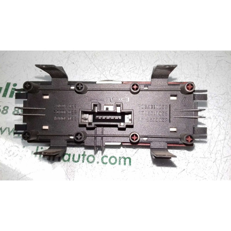 Recambio de warning para renault megane ii berlina 5p confort authentique referencia OEM IAM 88040001 88040002 NEGRO