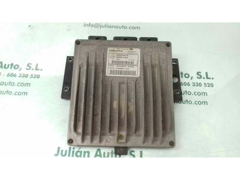 Recambio de centralita motor uce para renault megane ii berlina 3p extreme referencia OEM IAM 8200334419 8200414354 R0410B24C