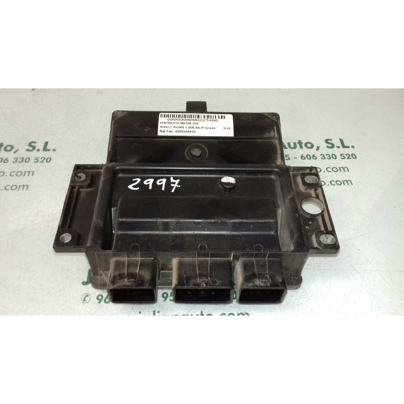 Recambio de centralita motor uce para renault megane ii berlina 3p extreme referencia OEM IAM 8200334419 8200414354 R0410B24C