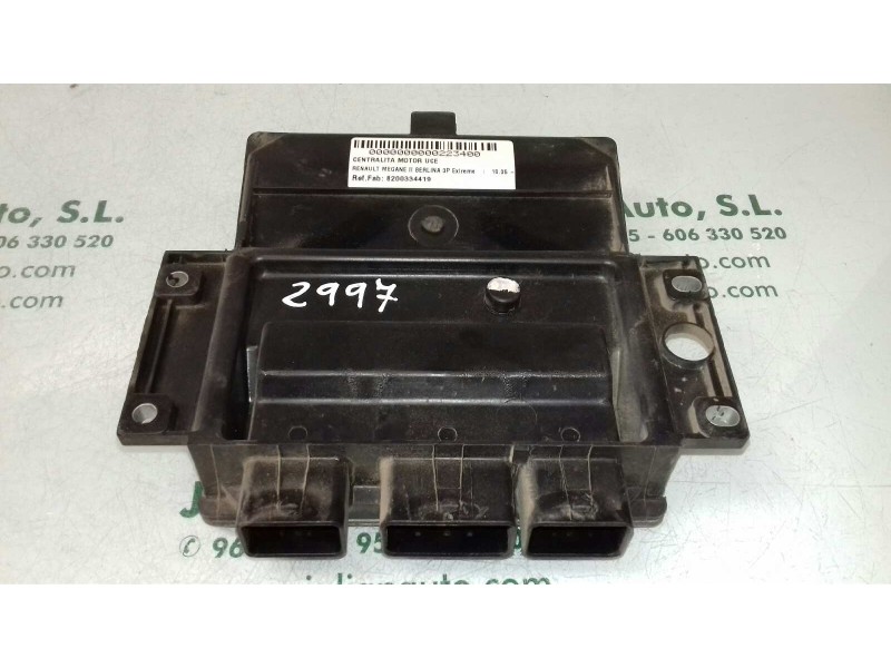 Recambio de centralita motor uce para renault megane ii berlina 3p extreme referencia OEM IAM 8200334419 8200414354 R0410B24C