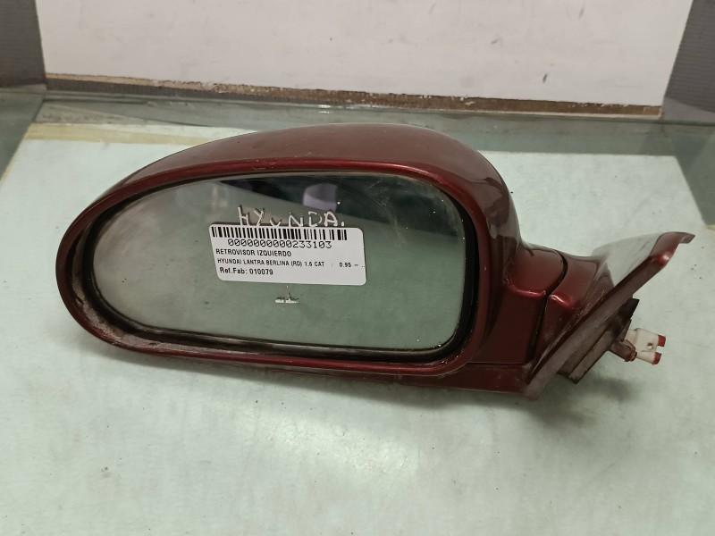 Recambio de retrovisor izquierdo para hyundai lantra berlina (rd) 1.6 cat referencia OEM IAM 010079  ELECTRICO