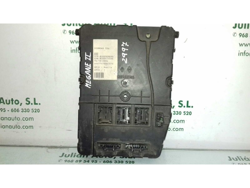 Recambio de modulo electronico para renault megane ii berlina 3p extreme referencia OEM IAM 8200309690 S118400220D UCHX84N2