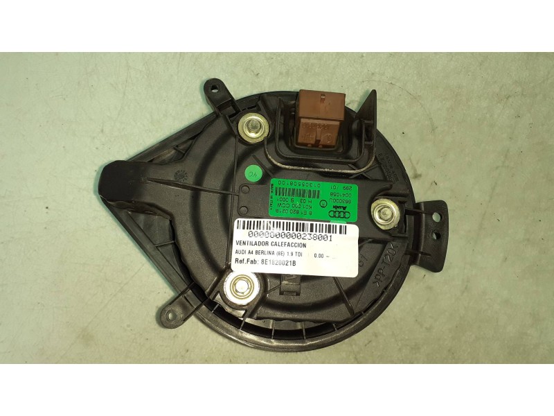 Recambio de ventilador calefaccion para audi a4 berlina (8e) 1.9 tdi referencia OEM IAM 8E1820021B 663000U VALEO