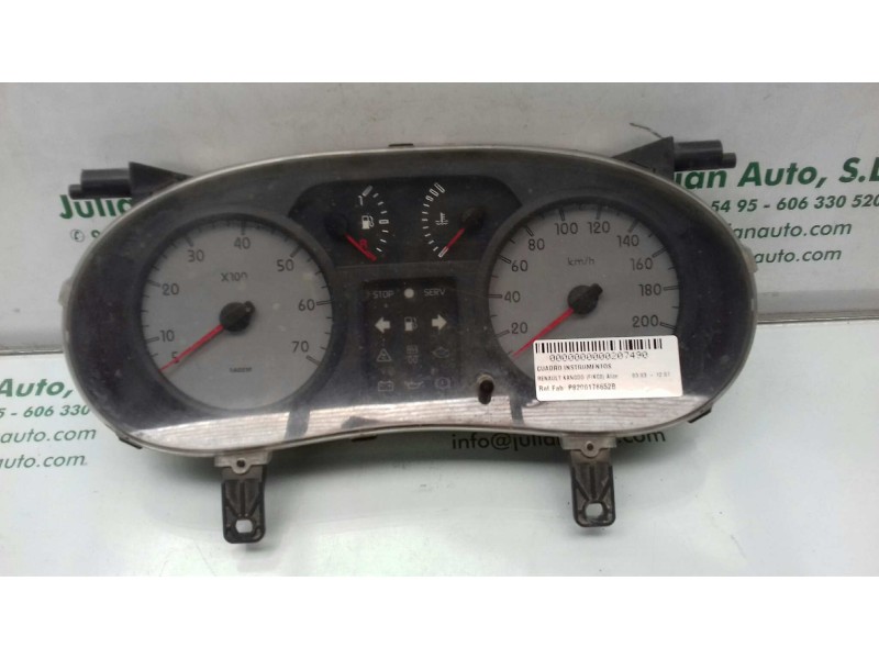 Recambio de cuadro instrumentos para renault kangoo (f/kc0) alize referencia OEM IAM P8200176652B 8200176652 SAGEM