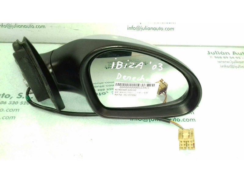 Recambio de retrovisor derecho para seat ibiza (6l1) sport referencia OEM IAM 06L1857502J W06L1857502J01C ELECTRICO