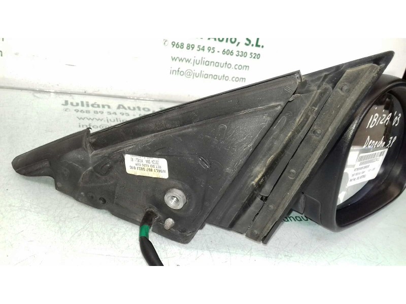 Recambio de retrovisor derecho para seat ibiza (6l1) sport referencia OEM IAM 06L1857502J W06L1857502J01C ELECTRICO