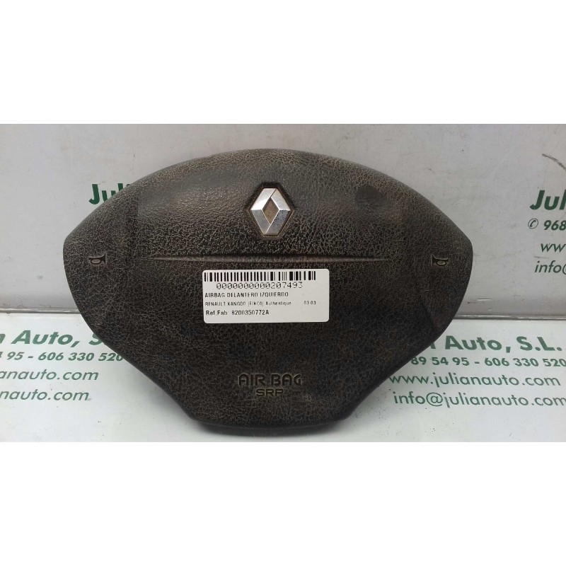 Recambio de airbag delantero izquierdo para renault kangoo (f/kc0) authentique referencia OEM IAM 8200350772A  