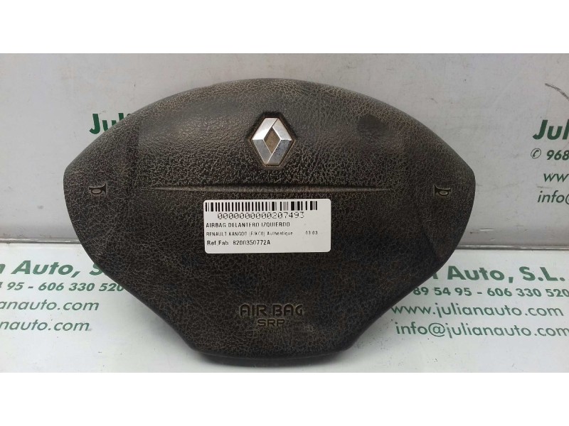 Recambio de airbag delantero izquierdo para renault kangoo (f/kc0) authentique referencia OEM IAM 8200350772A  
