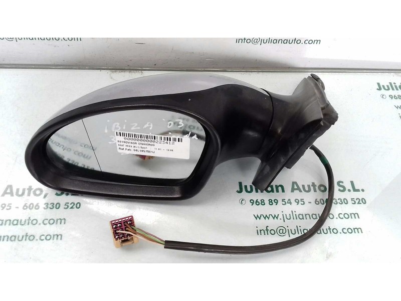 Recambio de retrovisor izquierdo para seat ibiza (6l1) sport referencia OEM IAM 06L1857501J  ELECTRICO