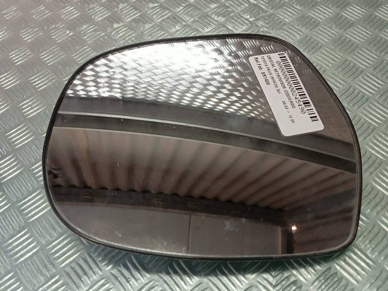 Recambio de cristal retrovisor izquierdo para toyota prius (nhw20) sol referencia OEM IAM SR1400  