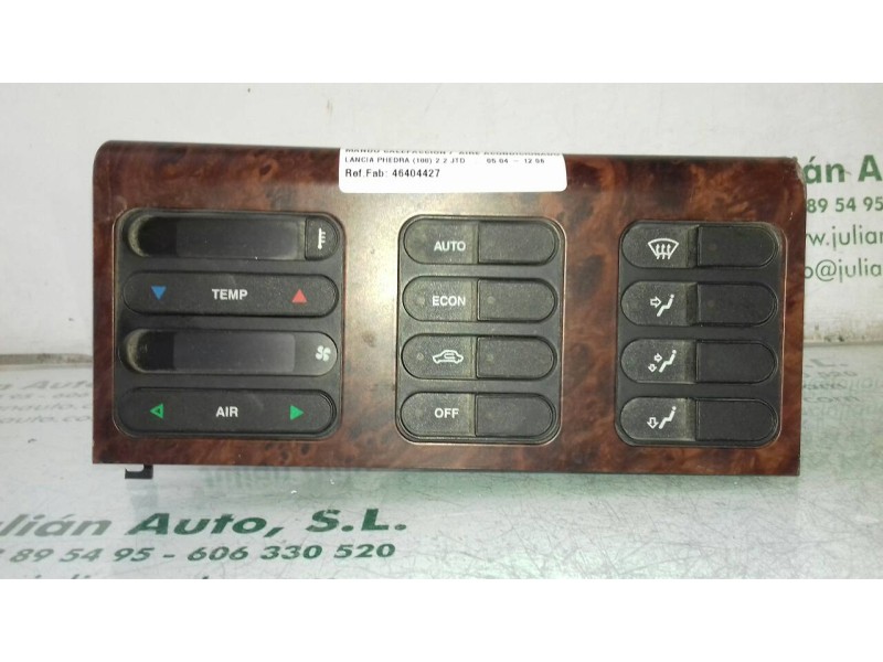 Recambio de mando calefaccion / aire acondicionado para lancia phedra (180) 2.2 jtd referencia OEM IAM 46404427  