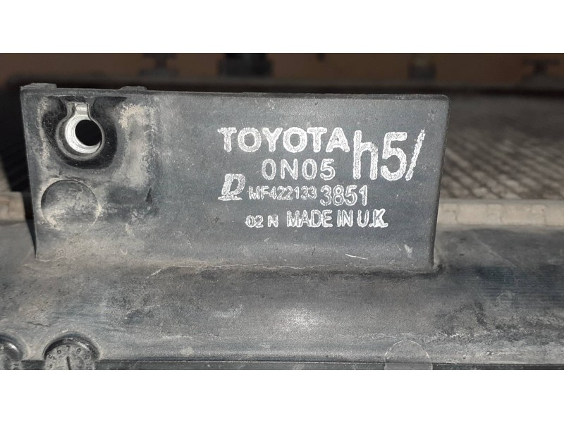 Recambio de radiador agua para toyota yaris live referencia OEM IAM 0N05  