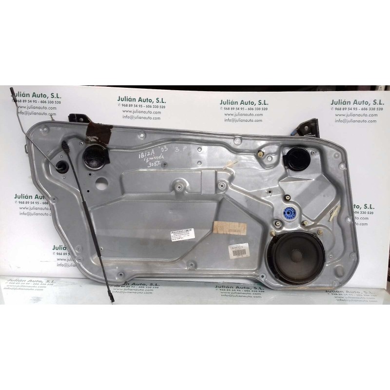 Recambio de elevalunas delantero izquierdo para seat ibiza (6l1) sport referencia OEM IAM 6L3837751Q 6L3837755J ELECTRICO