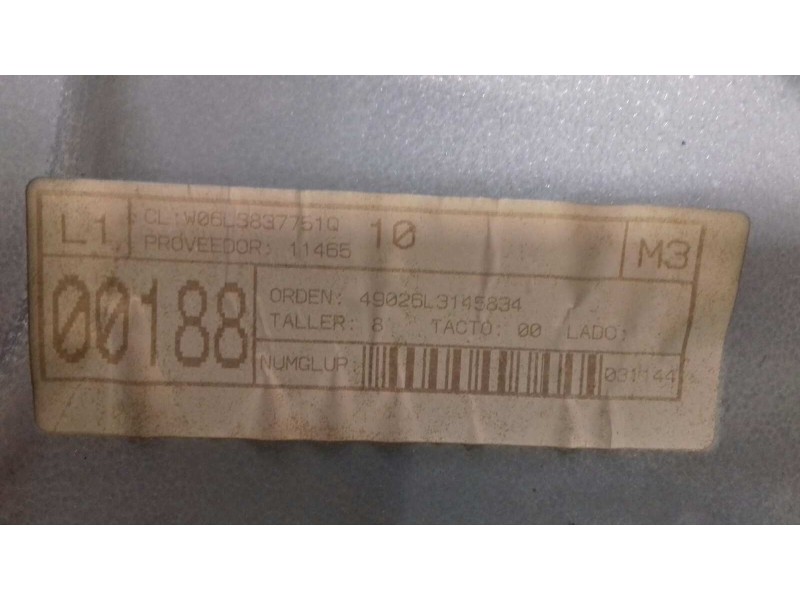 Recambio de elevalunas delantero izquierdo para seat ibiza (6l1) sport referencia OEM IAM 6L3837751Q 6L3837755J ELECTRICO