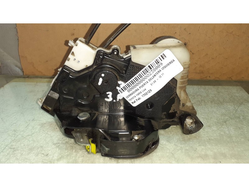 Recambio de cerradura puerta delantera izquierda para toyota yaris live referencia OEM IAM 17021Z6  ELECTRICA