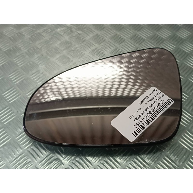 Recambio de cristal retrovisor izquierdo para toyota auris luna referencia OEM IAM 20493063  H20496261