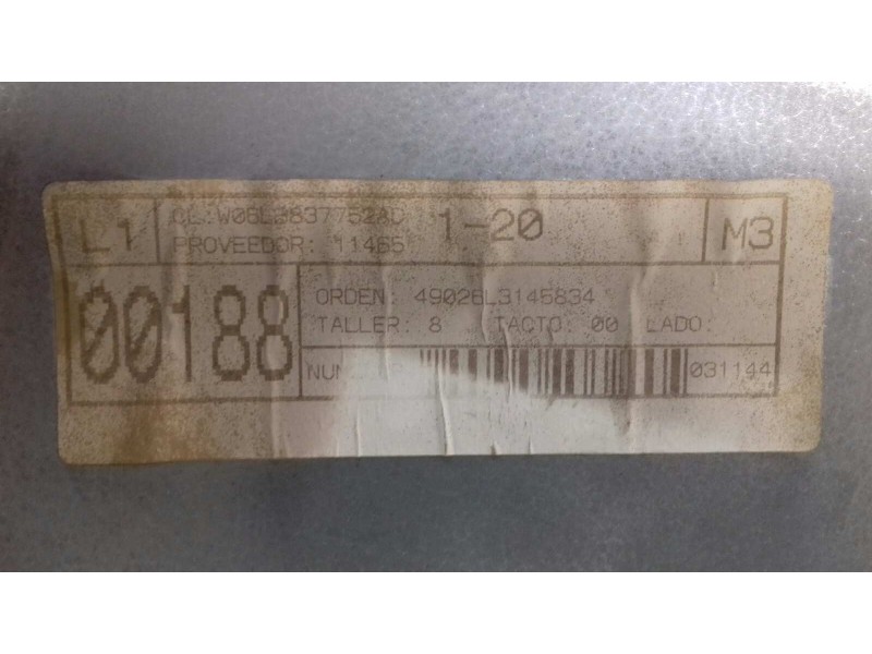 Recambio de elevalunas delantero derecho para seat ibiza (6l1) sport referencia OEM IAM 6L3837752AD 6L3837756H ELECTRICO