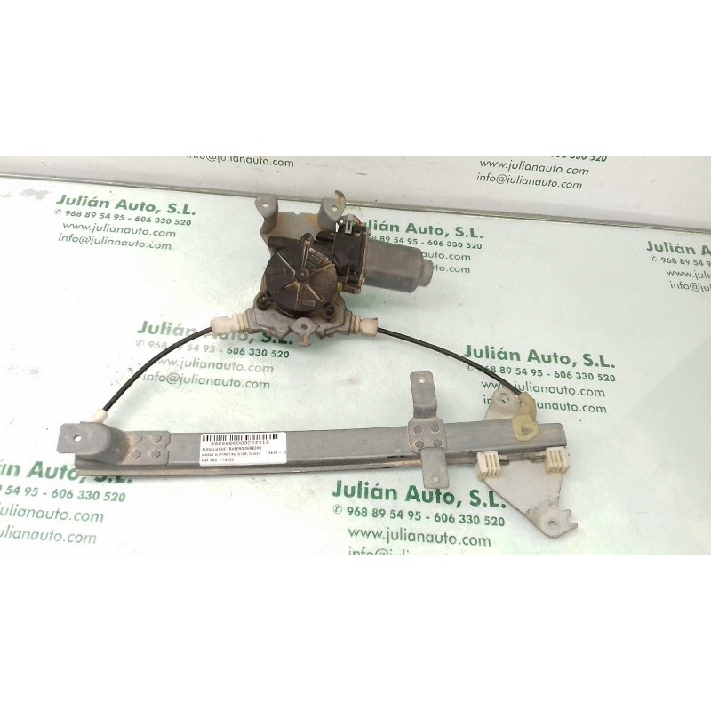 Recambio de elevalunas trasero derecho para nissan almera tino (v10m) comfort referencia OEM IAM 114930 400600T5 EELECTRICO