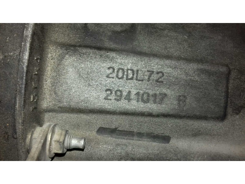 Recambio de caja cambios para peugeot 206 berlina x-line referencia OEM IAM 20DL72  5 VELOCIDADES