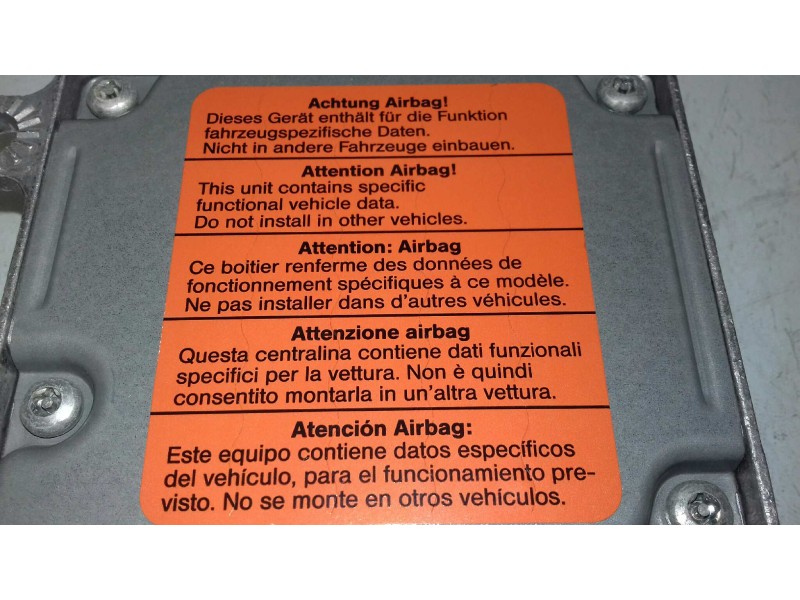Recambio de centralita airbag para volkswagen passat berlina (3b2) comfortline referencia OEM IAM 6Q0909605B 5WK42869 SME