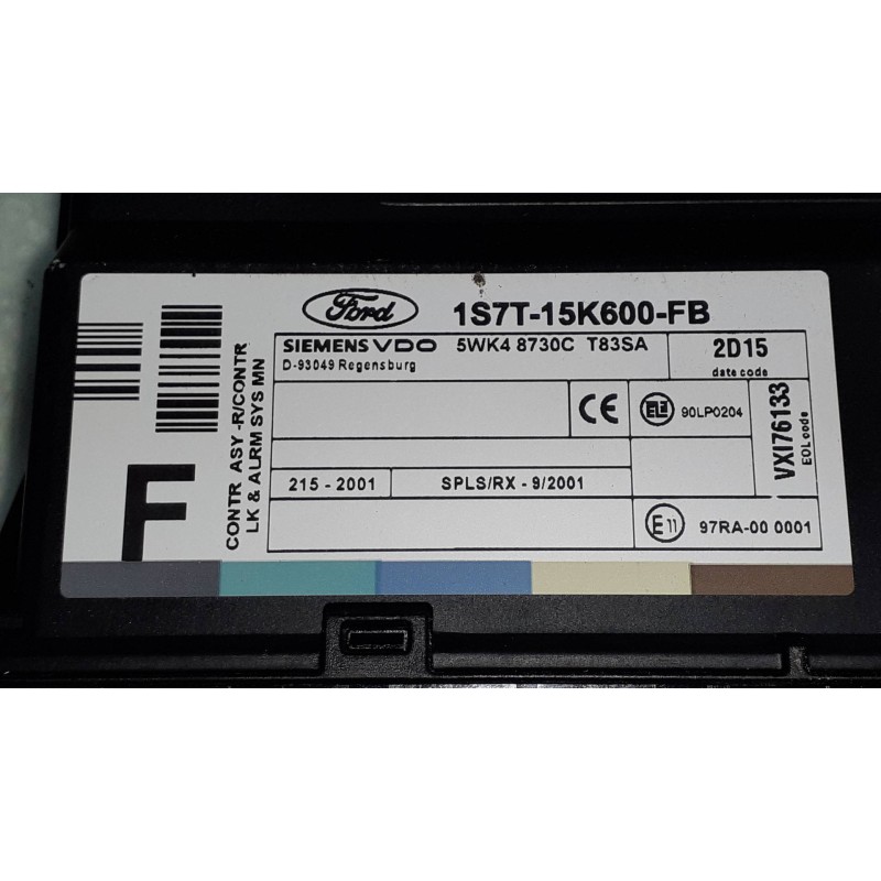 Recambio de modulo confort para ford focus berlina (cak) ambiente referencia OEM IAM 1S7T15K600FB SIEMENS - VDO 5WK48730C