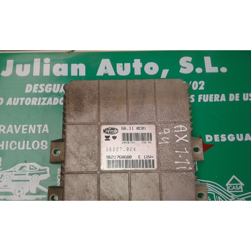 Recambio de centralita motor uce para citroen ax 1.1 image referencia OEM IAM 9621760680 16227.024 