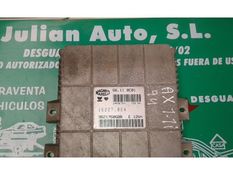 Recambio de centralita motor uce para citroen ax 1.1 image referencia OEM IAM 9621760680 16227.024 