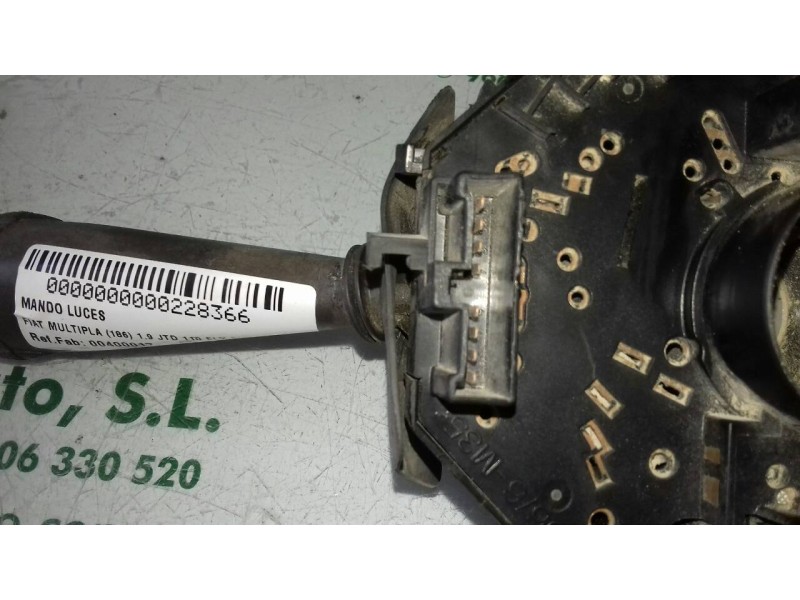 Recambio de mando luces para fiat multipla (186) 1.9 jtd 110 elx eleganza referencia OEM IAM 00400017  