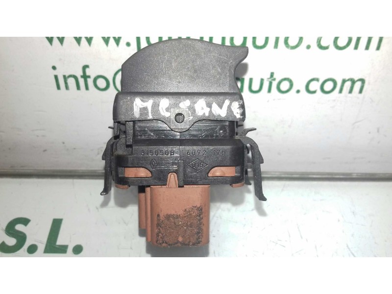 Recambio de mando elevalunas delantero izquierdo para renault megane ii berlina 3p referencia OEM IAM 315050B  MARRON