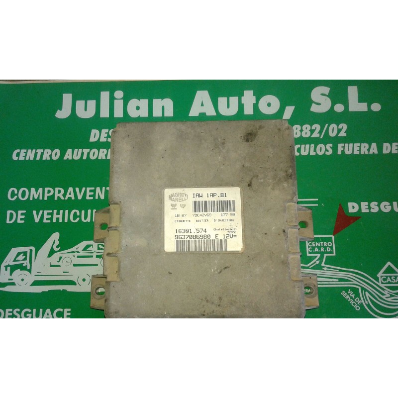 Recambio de centralita motor uce para peugeot 206 berlina xr referencia OEM IAM 9637086980 16301.574 