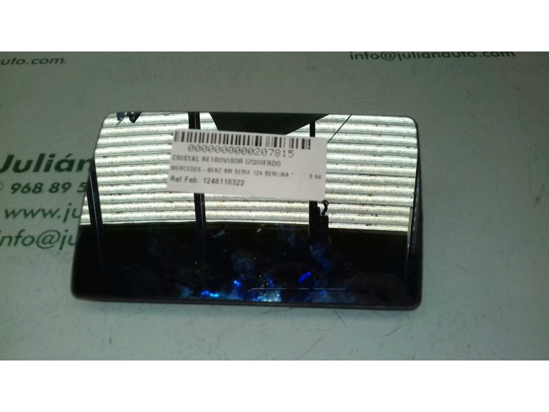 Recambio de cristal retrovisor izquierdo para mercedes-benz clase e (w124) berlina referencia OEM IAM 1248110322  TERMICO
