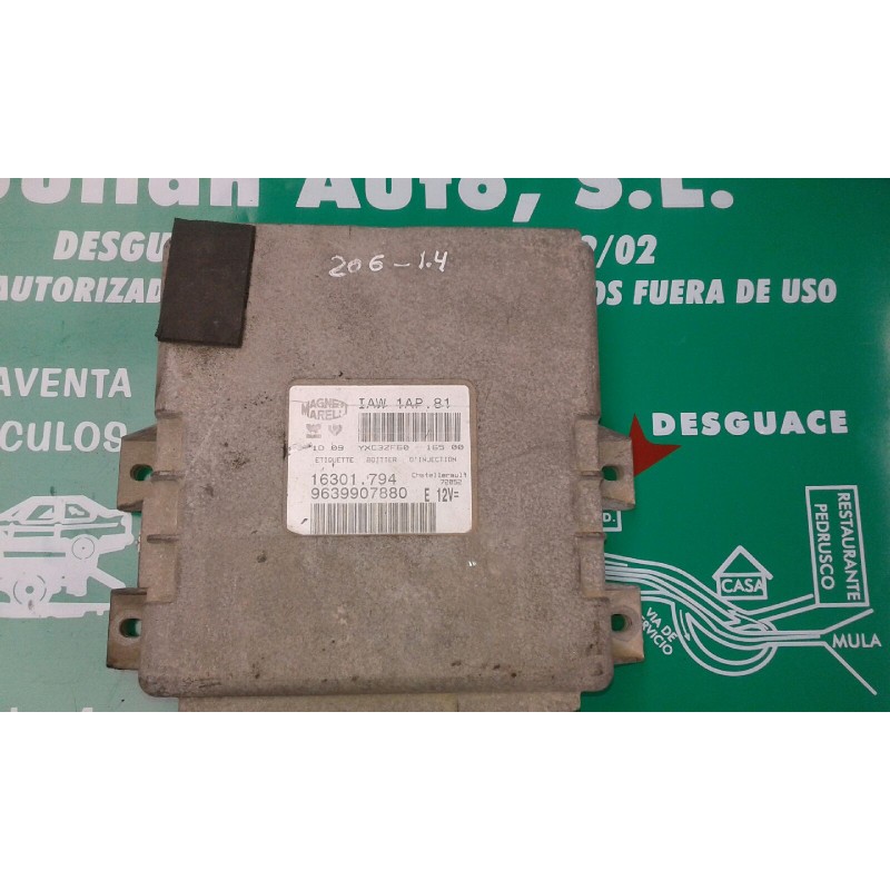 Recambio de centralita motor uce para peugeot 206 berlina xs referencia OEM IAM 9639907880 16301.794 