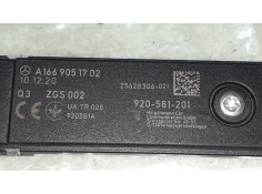 Recambio de antena para mercedes-benz clase c (w205) lim. c 200 d 7g-tronic plus (205.007) referencia OEM IAM A1669051702 920581 2