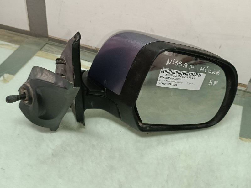 Recambio de retrovisor derecho para nissan micra (k12e) line up referencia OEM IAM 1R30100A 0309190 MANUAL