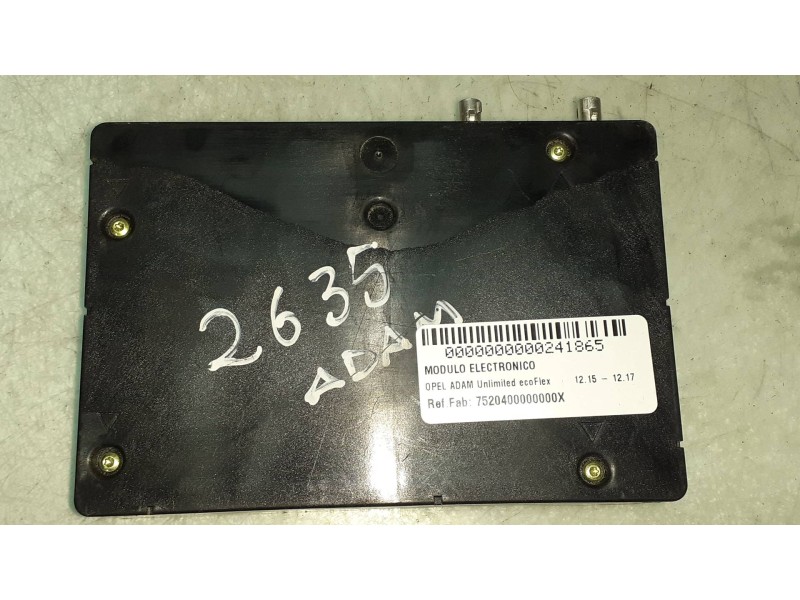 Recambio de modulo electronico para opel adam unlimited ecoflex referencia OEM IAM 7520400000000X CONEXION WIFI 84186829