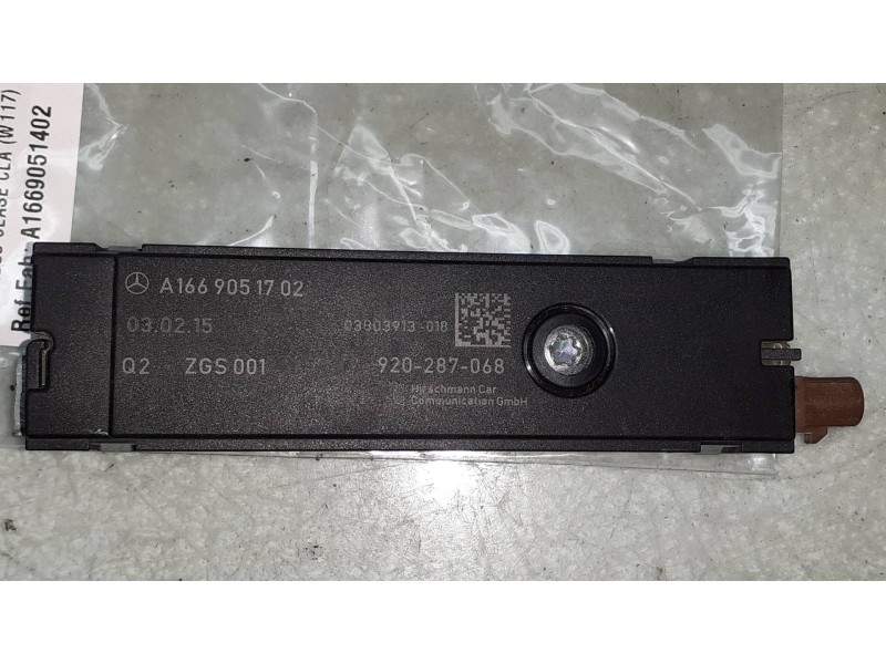 Recambio de antena para mercedes-benz clase cla (w117) cla 200 cdi (117.308) referencia OEM IAM A1669051402 920287068 