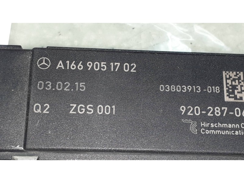 Recambio de antena para mercedes-benz clase cla (w117) cla 200 cdi (117.308) referencia OEM IAM A1669051402 920287068 